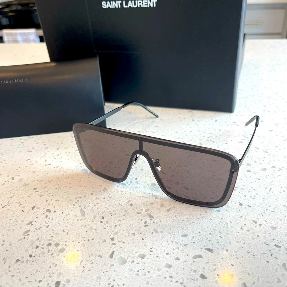 Saint Laurent Black Sunglasses - Picture 3 of 5